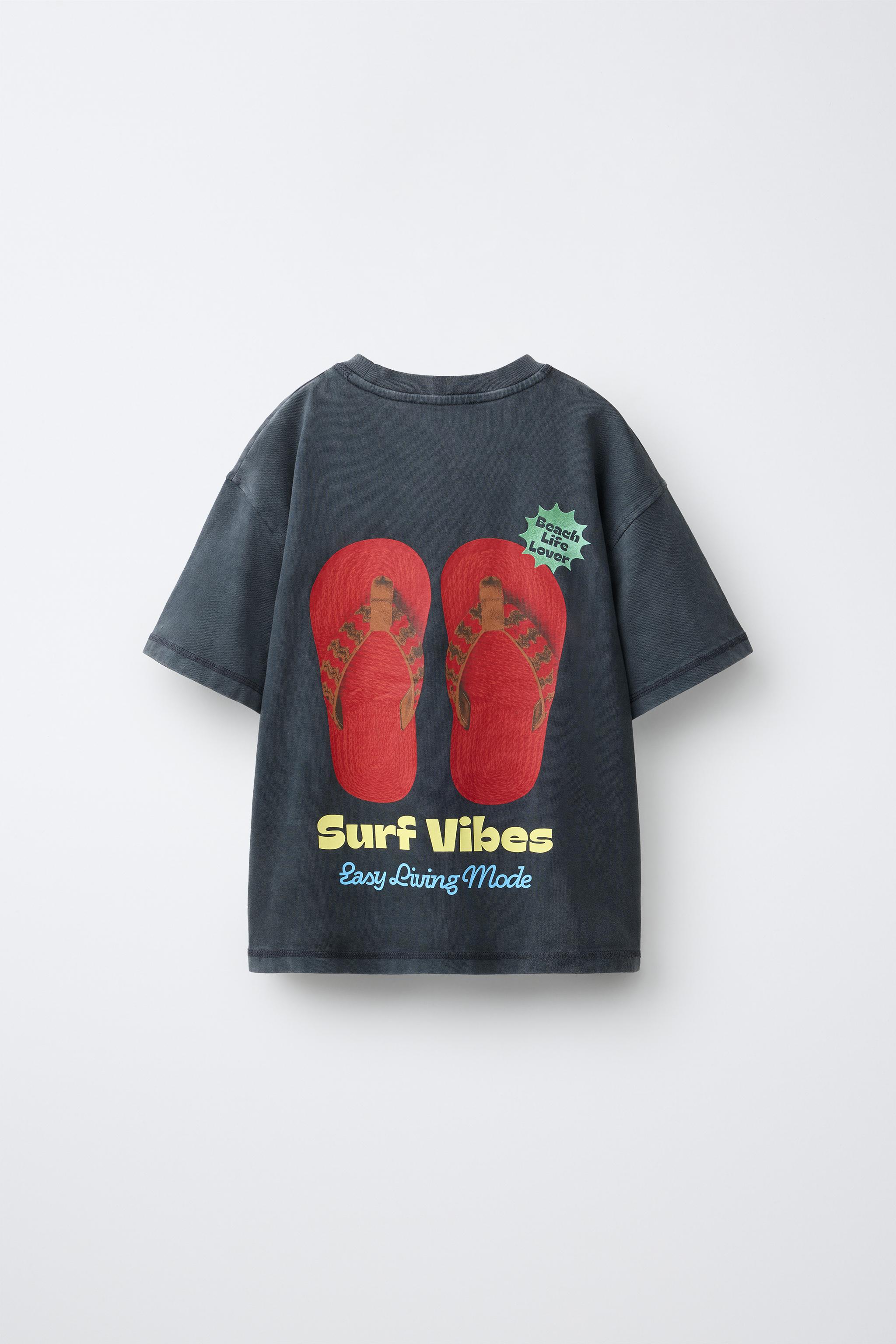 FLIP FLOP PRINT T-SHIRT